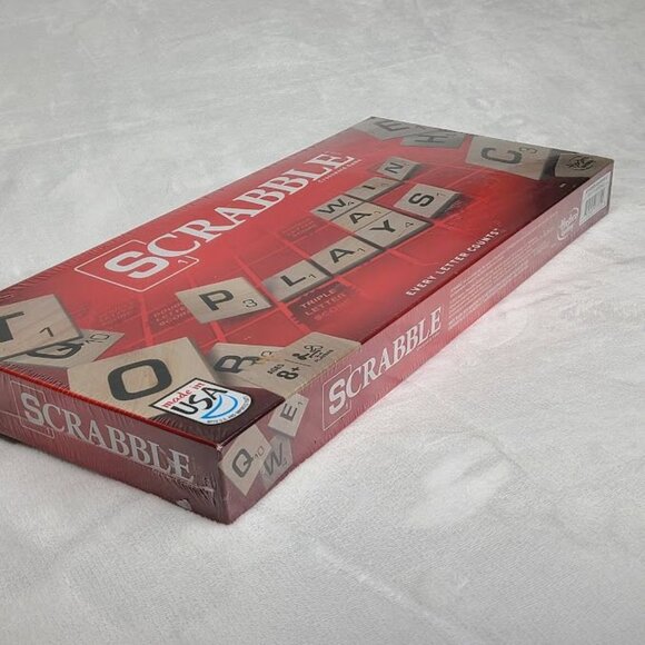 Scrabble Classic Crossword Board Game By Hasbro Gaming New Factory Sealed - Picture 4 of 7
